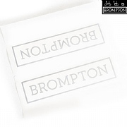 Brompton Main Frame Decal - Silver