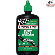 Finish Line Cross Country Wet Lube 4oz Screw Top Bottle with Drip Applicator