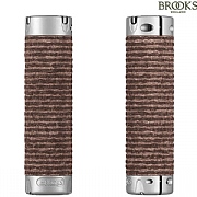 Brooks Grips - Straight Bar -Leather Brown