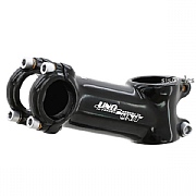 Kalloy AS-009 UNO 1 1/8" Ahead Stem +17 Deg - 25.4mm Clamp - Black