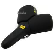 Rido R2 Saddle with Cro-Mo Rails - Black