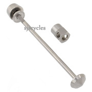 Pitlock Set 04 Anti Theft Front Wheel Skewer - Silver