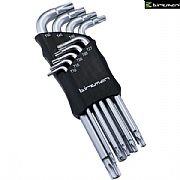 Birzman Long Arm 9 Piece Torx Key Set
