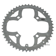 Shimano Deore FC-M590-9 104mm BCD 4 Arm Outer Chainring - Grey - 48T - For Chainguard