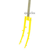 Thorn Raven Twin Tandem Fork Twin Plate 1 1/8 Inch Ahead Yellow - Rear Boss