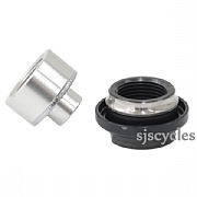 Shimano XTR FH-M970 Rear Left Lock Nut Cone & Cover - M14 - Y3CN98050