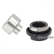 Shimano XTR FH-M970 Rear Left Lock Nut Cone &amp; Cover - M14 - Y3CN98050