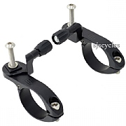 Paul Mountain Thumbies Bar End Gear Lever Shifter Mounts - 31.8 mm Band On - Shimano Version - Black