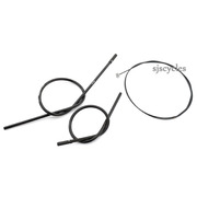 Brompton Brake Cable Assembly Front M Type Reversed for Aluminium / 30 Deg Lever