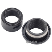 Shimano Zee FH-M640 Rear Left Lock Nut Cone &amp; Dust Cover - M15 - Y3TS98050