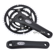 Thorn Short Triple Chainset - Black - 44/32/22T - 150mm