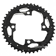 Shimano Deore LX FC-T671 104mm BCD 4 Arm Outer Chainring - Black - 44T-AE - For Chainguard Shimano Deore LX FC-T671 104mm BCD 4 Arm Outer Chainring - Black - 44T-AE - For Chainguard