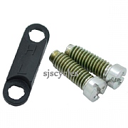 Shimano Dura-Ace RD-7900 Stroke Adjusting Screws & Plate - M4 x 11.5mm - Y5X098020