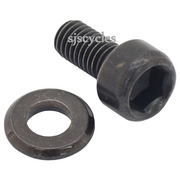 Shimano Deore XT FD-M771 Cable Fixing Bolt &amp; Plate - M5 x 10.5mm - Y5KD98020