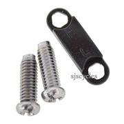 Shimano Deore XT RD-M760 Stroke Adjust Screws &amp; Plate - M4 x 11.5mm - Y5VA98020