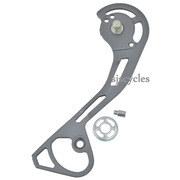 Shimano Deore RD-M615 Outer Plate Assembly - SGS Type - Black - Y50J98040