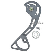 Shimano Deore RD-M615 Outer Plate Assembly - GS Type - Black - Y50J98030