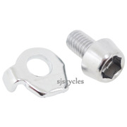 Shimano Deore RD-M592 Cable Fixing Bolt &amp; Plate - M5 x 8.5mm - Y5X798010