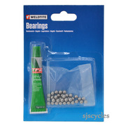 3/16 Inch Weldtite Ball Bearings with Grease - Pack of 36