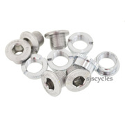 Shimano Dura-Ace Track FC-7710 Chainring Fixing Bolt & Nut Set - M8 x 6mm - Y16S98010