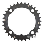 Sunrace MX0 104mm BCD 4 Arm Middle Chainring - Black - 32T