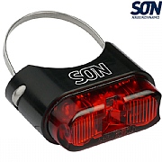 SON Rear Light - Seatpost Mount - Black / Red