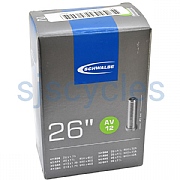 Schwalbe AV12 Schrader Tube - 650c/26" Tyres - 47-559 47-571 35-584 to 44-584 32-590 to 44-590 & 32-597