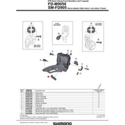 Shimano XTR Di2 FD-M9070 Rubber Pad A - Y5R5070V0