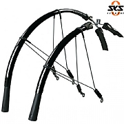 SKS Raceblade Long Mudguard Set - 700c x 25mm - Black