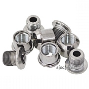 Shimano SLX FC-M670 Double Gear Fixing Bolt &amp; Nut Set for 42-32T - M8 x 8.5mm - Y1N998030