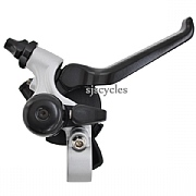 Brompton Hub Gear Shifter with Integrated Brake Lever - RHS - 3 Speed - Silver / Black