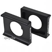 Ti Parts Workshop Saddle Clamp for Carbon Rail Saddles on Brompton Bikes - 8-9 mm - Black