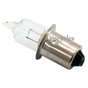 6 Volt 0.4 Amp 2.4 Watt Push Fit Pre Focus Halogen Standard Dynamo Bulb GH90