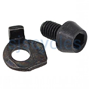 Shimano Deore XT RD-T8000 Cable Fixing Bolt & Plate - M5 x 8mm - Y5ZJ98030