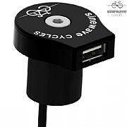 Sinewave Cycles Reactor USB Dynamo Powered Charging Device - Black