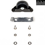 Brompton Mudguard Roller Assembly & Screws - L Version - Black