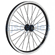 16 349 Brompton Stardard Front Wheel - Black