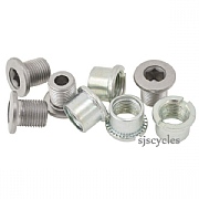 Shimano FC-T521 Double Gear Fixing Bolt & Nut Set - 48-36T - M8 x 8.5mm - Y1NL98110