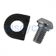 Shimano Deore RD-M6000 Cable Fixing Bolt &amp; Plate - GS Cage - M5 x 9.2mm - Y3E498050