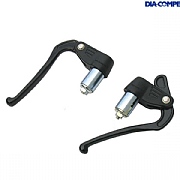 Dia Compe 188 Reverse Action Bar End Fitting Brake Levers with Black Blade & Clamp