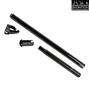 Brompton Telescopic Snap Fit Steel Seat Pillar - Black Edition