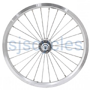 16 349 Brompton Front Dynamo Wheel - SP SV8 Hub - Silver