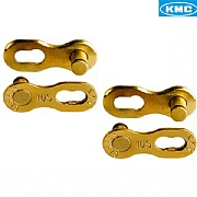 KMC 10 Speed MissingLink 10R Ti-N Gold 5.88 Pack of 2