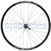 700c 622 Front Wheel 32h DT Swiss R460 DB Disc Rim with Shimano HB-M6000 Centre Lock Disc Hub in Black