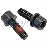 Disc Brake Adaptor Bolts &amp; Washers Only - M6 x 18 mm - Per Pair