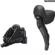 Shimano GRX ST-RX600 Double Hydraulic Disc STI Set with Flat Mount Caliper - Left Rear