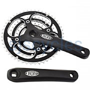 Thorn Short Triple Chainset - Black - 48/36/26T - 150mm