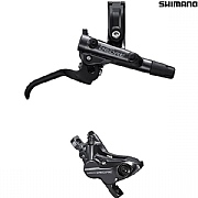 Shimano Deore BR-M6120 / BL-M6100 Front Right Brake Lever &amp; Post Mount 4 Pot Caliper