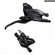 Shimano ST-EF505 7 Speed Hydraulic STI Shifter with BR-MT200 Caliper - Right Front