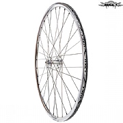 700c 622 Front Wheel 32h Halo Retro Rim / RO 6 Drive SB Hub - Silver